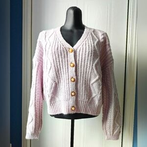 NWOT Twik Cable Knit Cardigan Sweater